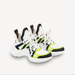 Louis Vuitton Archlight Sneakers shoes Size Yellow 8.5